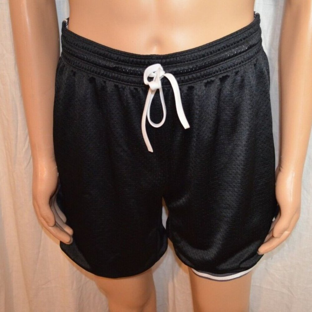 Mens Nike Dri-Fit Athletic Gym wear Mesh Basketball Shorts Size Medium M Black